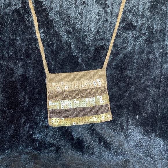 Unique Beaded Crossbody Mini Handbag - Picture 3 of 6